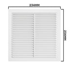 Louvre Vent  D/235W 235mm X 235mm with Fly Screen