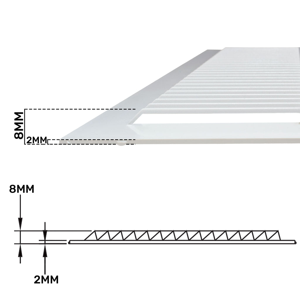 Louvre Vent  D/235W 235mm X 235mm with Fly Screen