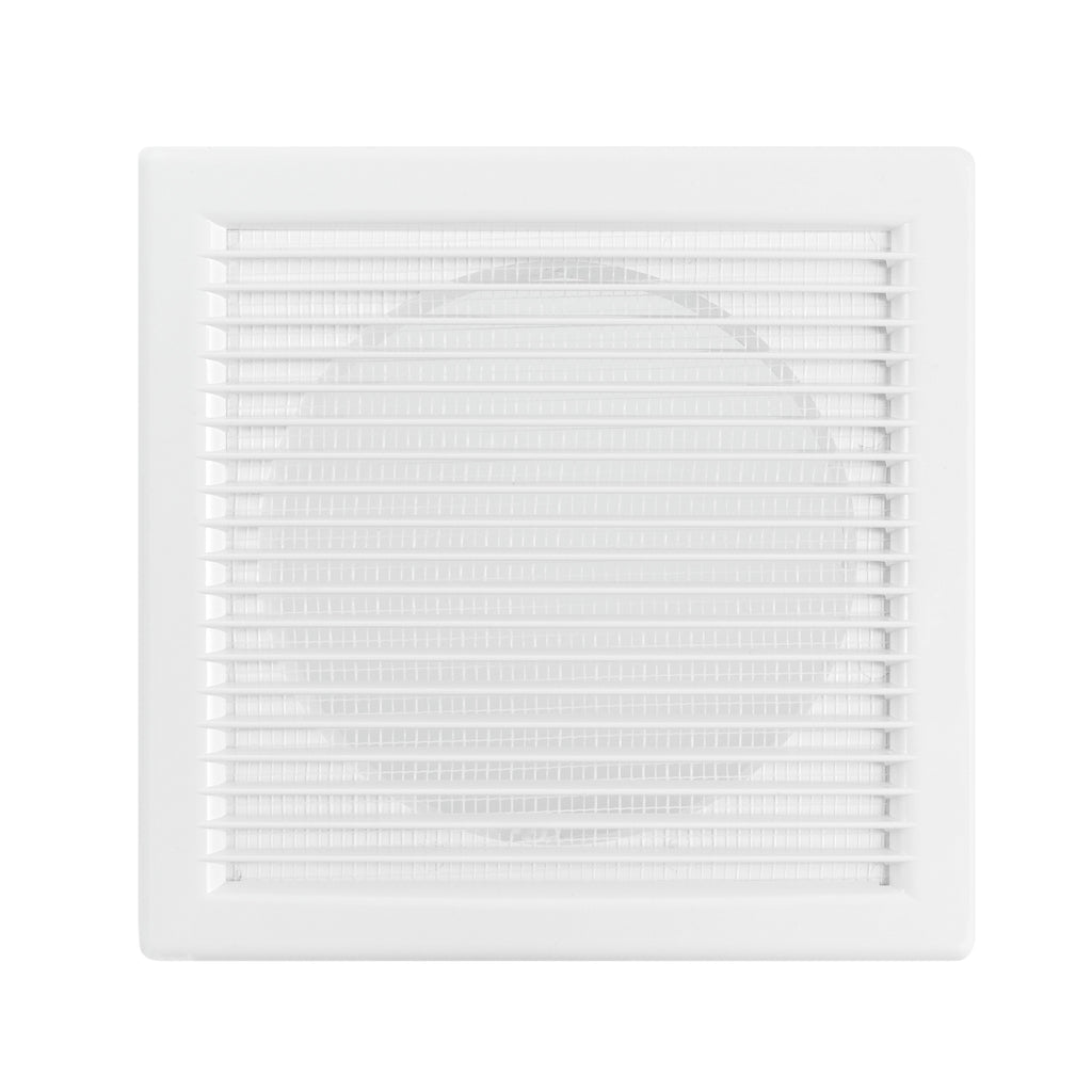 Louvre Vent White DL/100 RW LUX With Fly Mesh