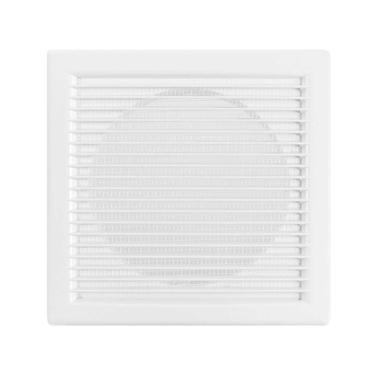 Louvre Vent White DL/100 RW LUX With Fly Mesh