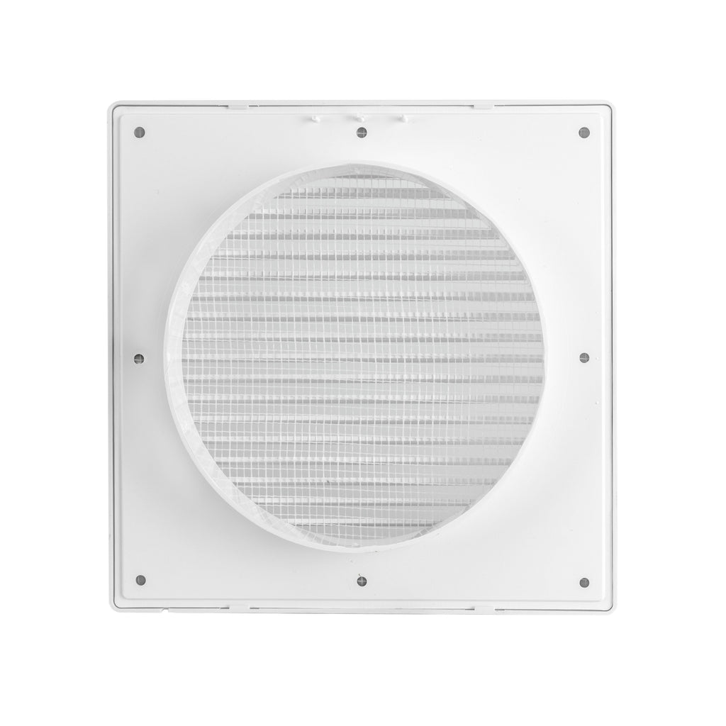 Louvre Vent White DL/100 RW LUX With Fly Mesh