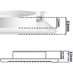 Louvre Vent White DL/100 RW LUX With Fly Mesh
