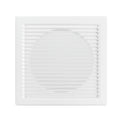 Louvre Vent White DL/125 RW LUX With Fly Mesh