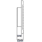 Louvre Vent White DL/125 RW LUX With Fly Mesh