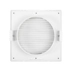 Louvre Vent White DL/125 RW LUX With Fly Mesh