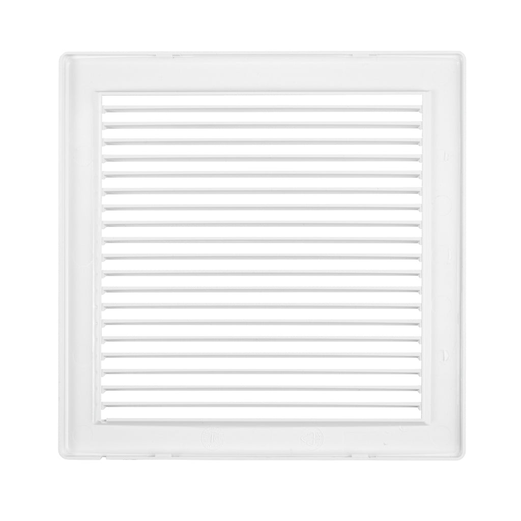 Louvre Vent White DL/125 RW LUX With Fly Mesh
