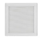 Louvre Vent White DL/125 RW LUX With Fly Mesh