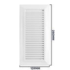 Louvre Vent Duo Smart 90/240 90mm X 240mm With Fly Mesh