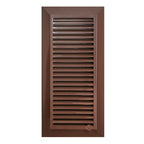 Louvre Vent Duo Smart 90/240 Brown 90mm x 240mm With Fly Mesh
