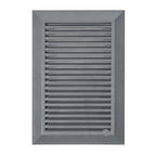 Louvre Vent Graphite Duo Smart 140/210 140mm X 210mm With Fly Mesh