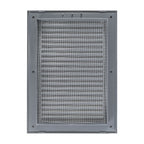 Louvre Vent Graphite Duo Smart 140/210 140mm X 210mm With Fly Mesh