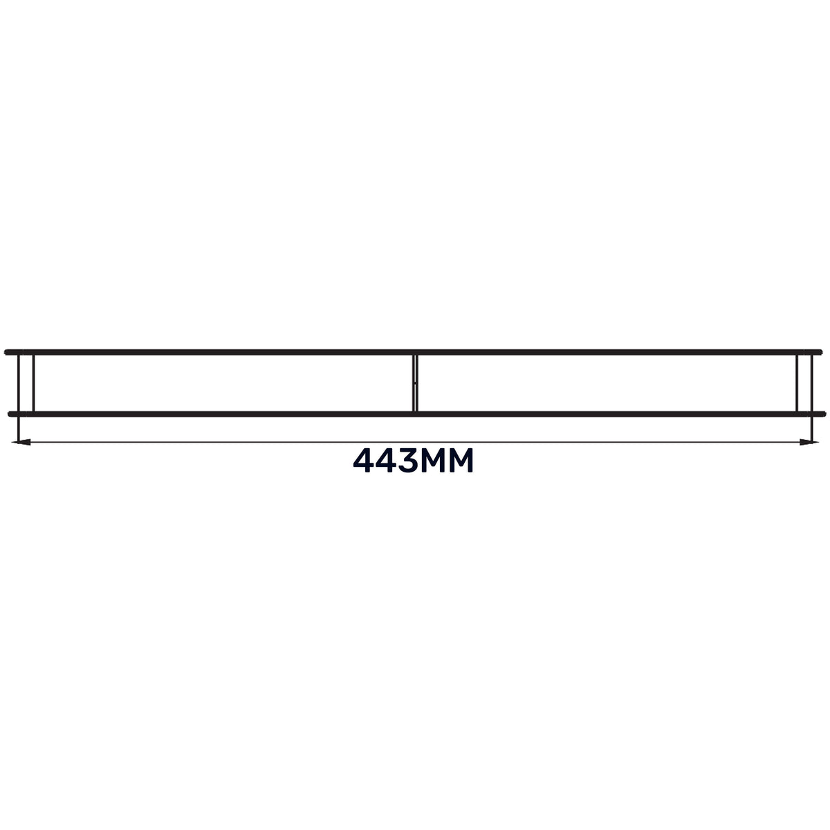Door Louvre Vent KD 90mm—445mm