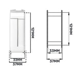 Door Louvre Vent KD 90mm—445mm