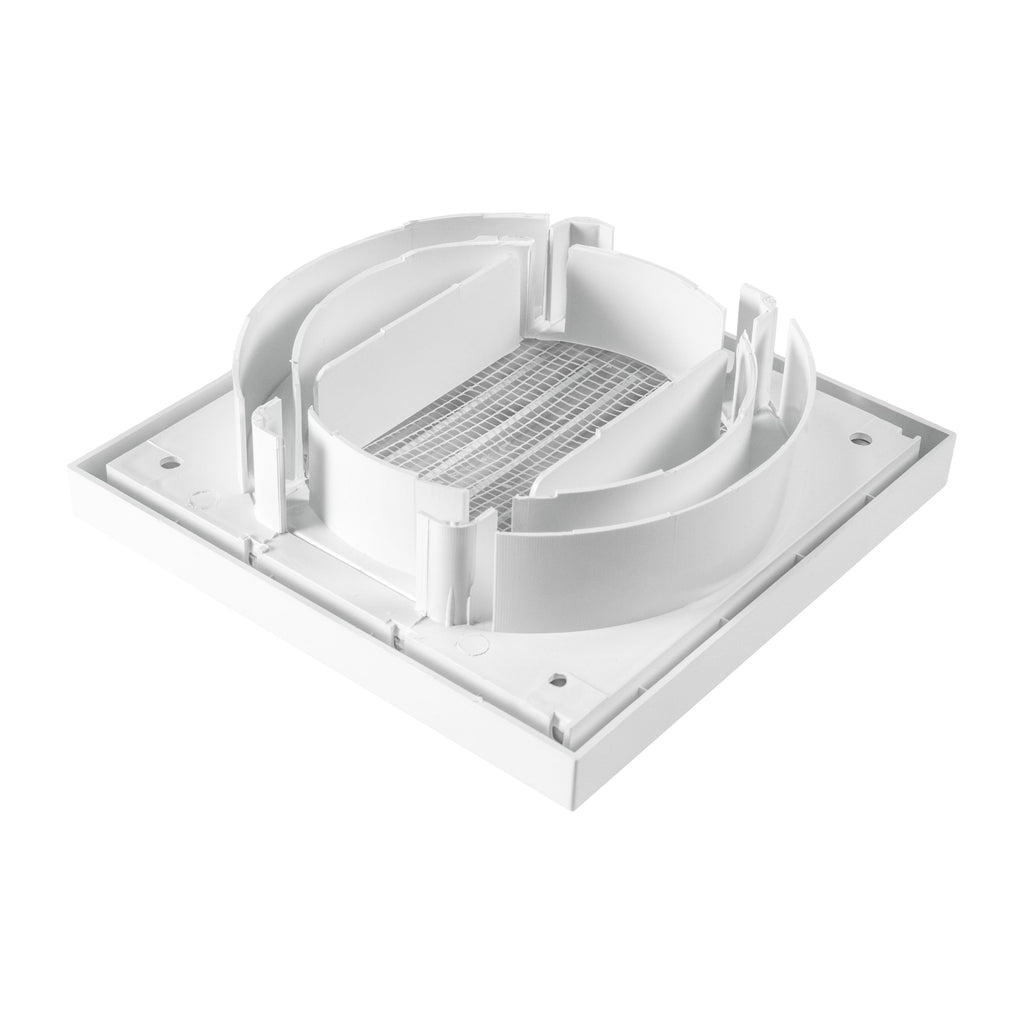 Through Wall Ventilation Kit Louvre Vent VC-KR0153 with Brown External Vent