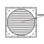 Louvre Vent KR150