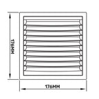 Louvre Vent KR150