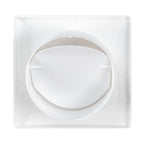 External White Louvre Vent  KRD/100 fi100mm