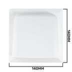 External White Louvre Vent  KRD/100 fi100mm