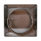 External Brown Louvre Vent  KRD/100B fi100mm