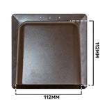 External Brown Louvre Vent  KRD/100B fi100mm