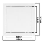 Access Panel Door PP, White 150mm x 150mm
