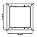 Access Panel Door PP, White 200mm x 200mm