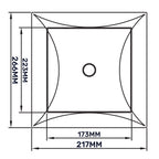 Access Panel Door PP, White 200mm x 250mm