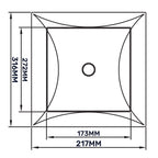 Access Panel Door PP, White 200mm x 300mm