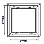 Access Panel Door PP, White 300mm x 300mm