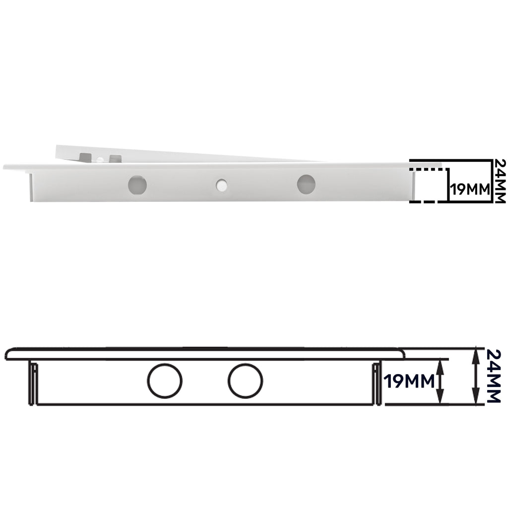 Access Panel Door PP, White 250mm x 250mm