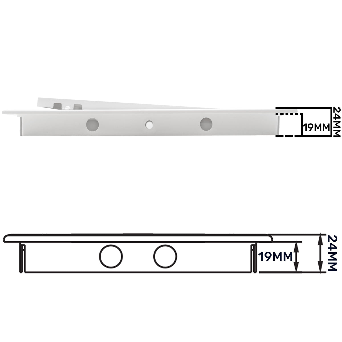 Access Panel Door PP, White 250mm x 250mm