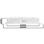 Access Panel Door Metal With Lock, White 200mm x 300mm