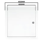 Access Panel Door Metal With Lock, White 400mm x 400mm