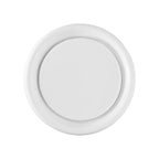 White ABS Extract Ceiling Valve 125mm