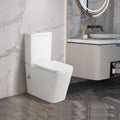Purity Close Coupled Toilet with Soft Close Urea Luxury Seat, Cistern & Built-in Bidet - White