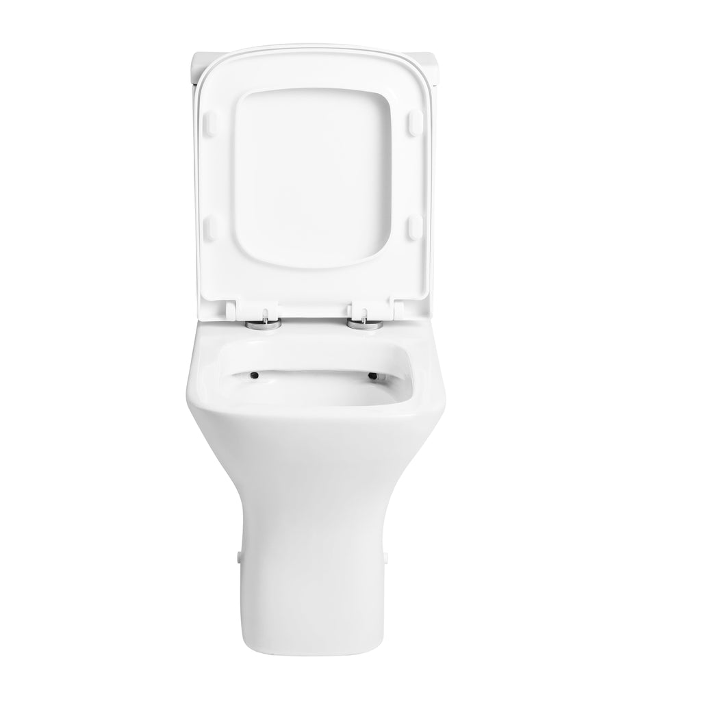 Venice Close Coupled Toilet with Cistern & Soft Close Seat - White