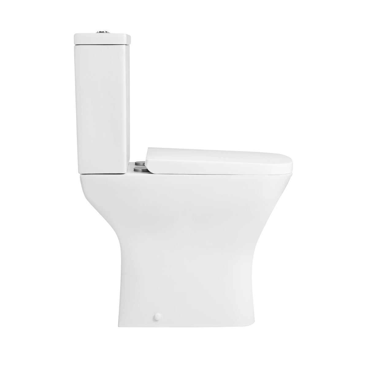 Venice Comfort Height Close Coupled Toilet with Cistern & Soft Close Seat - White