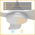 DAFFODIL 45 inch 3-Blade Smart Ceiling Fan with LED Light and Remote