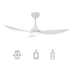 DAFFODIL 45 inch 3-Blade Smart Ceiling Fan with LED Light and Remote