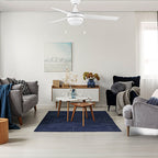EVERETT 52 Inch 3-Blade Ceiling Fan with LED Light & Pull Chain
