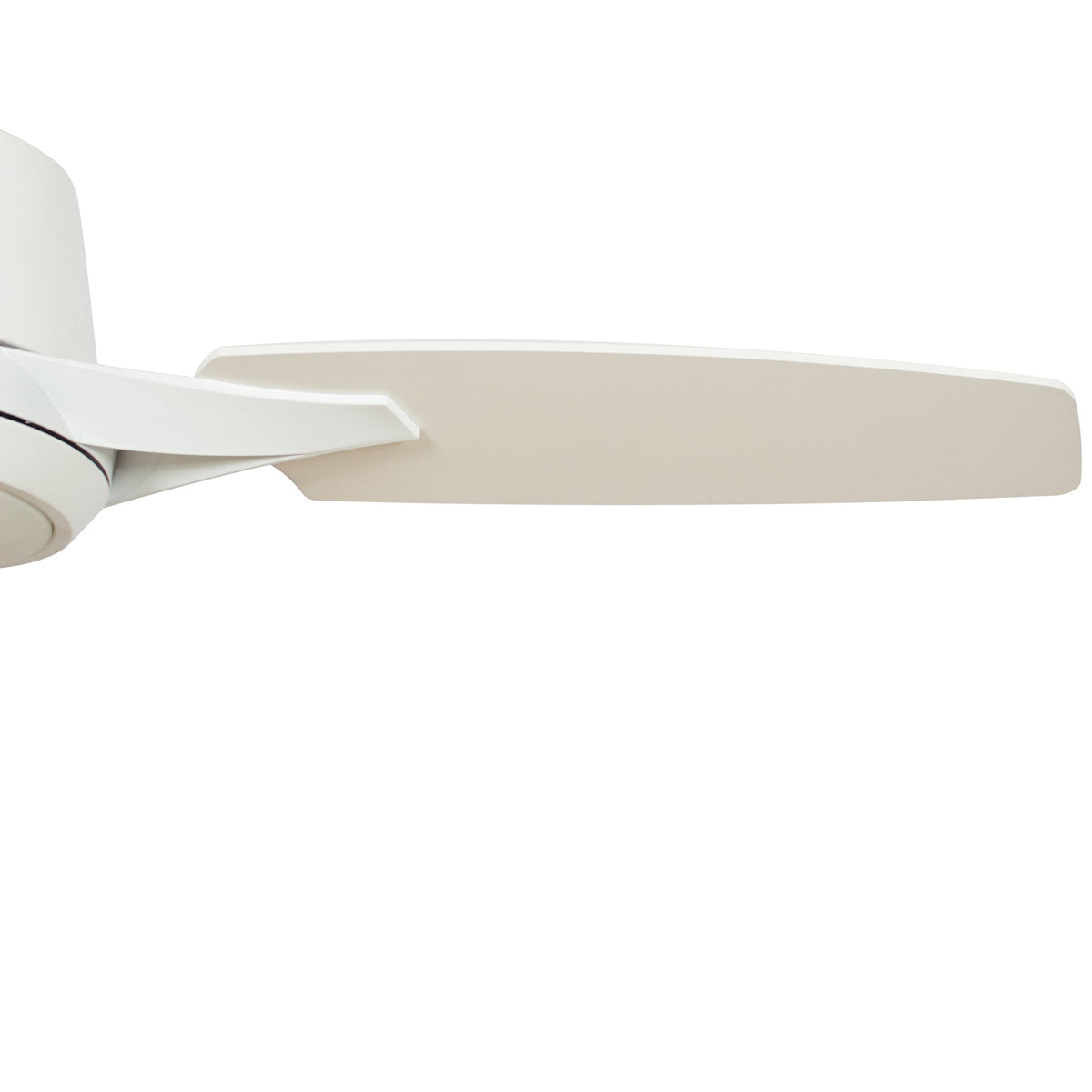 EUNOIA 52 inch 3-Blade Smart Ceiling Fan with LED Light Kit & Wall Switch - Brushed Nickel/Black
