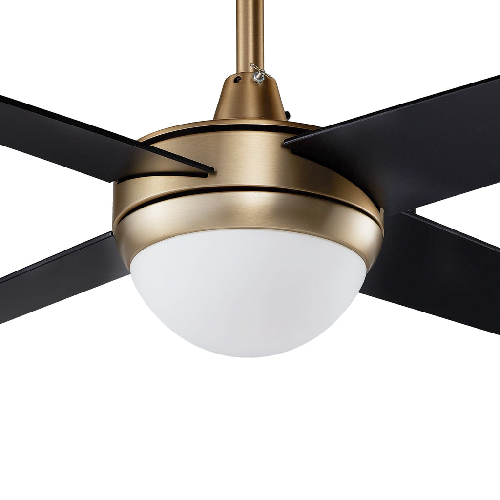 NEVA 52 inch 4-Blade Smart Ceiling Fan with LED Light & Smart Wall Switch