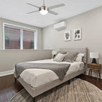 NEVA 52 inch 4-Blade Smart Ceiling Fan with LED Light & Smart Wall Switch
