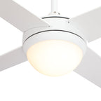 NEVA 52 inch 4-Blade Smart Ceiling Fan with LED Light & Smart Wall Switch