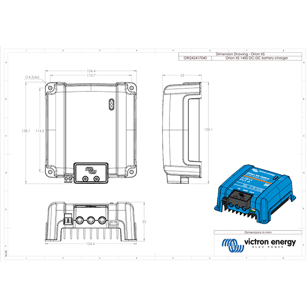 Victron 12V & 24V Orion XS 1400 DC-DC Smart Battery Charger