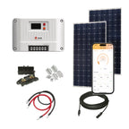 Victron 260 Watt Solar Panel & SRNE MPPT Shiner 2430 Charge Controller, Cable, Mounting & Gland.