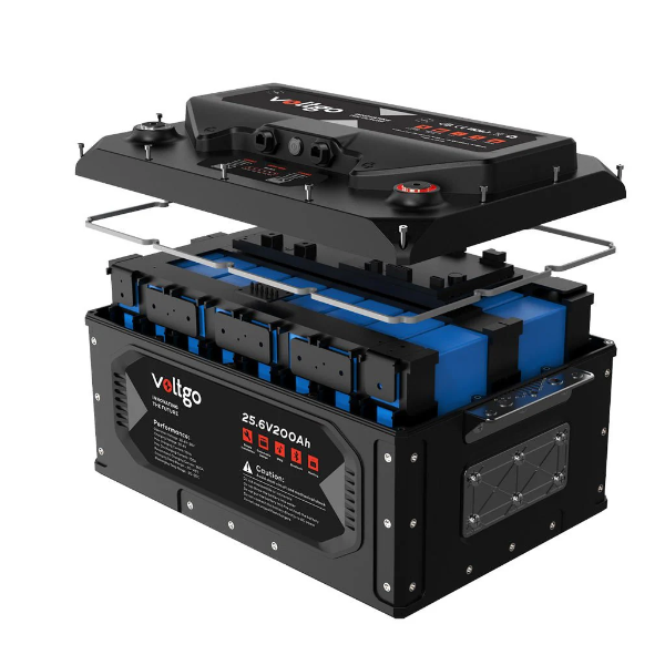 VoltGo VLRV5120B 25.6V 200Ah IP65 LiFePO4 Battery with Bluetooth IP65