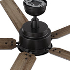 ESPEAR 56 inch 5-Blade Smart Ceiling Fan with LED Light & Remote