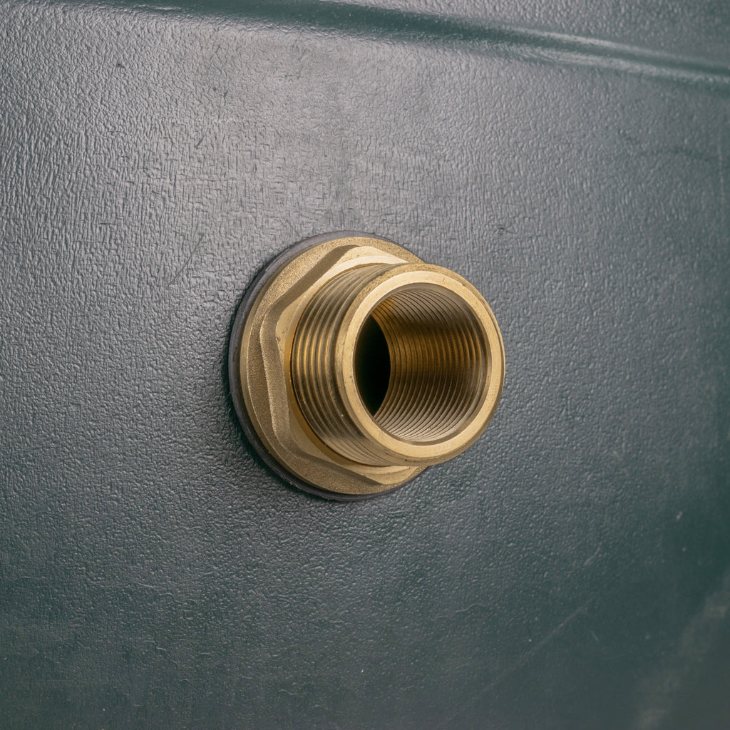 Water Butt Brass Kit 3/4" with Extended Brass Chrome Tap 1/2"  Barb