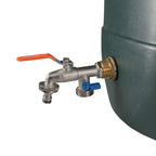 Water Butt Brass Kit 1" with Double Tap